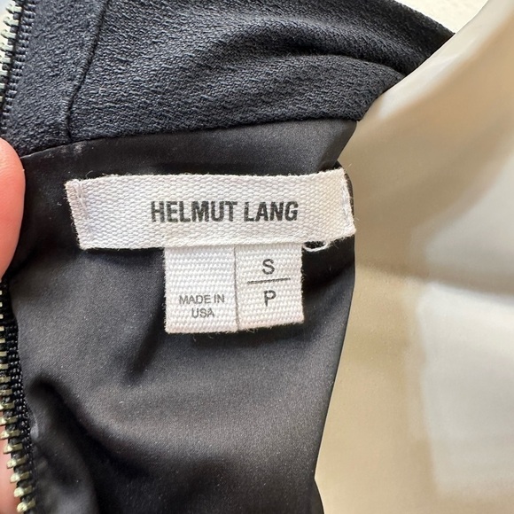 Helmut Lang Sleeveless Draped Top Black Back Zip - Picture 2 of 11